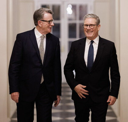 Опубликованы первые документы о назначении Питера Мандельсона послом в США