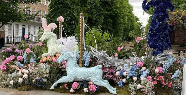 Инсталляция с одного из прошлогодних шоу Chelsea in Bloom. Фото: instagram.com/conocelondres