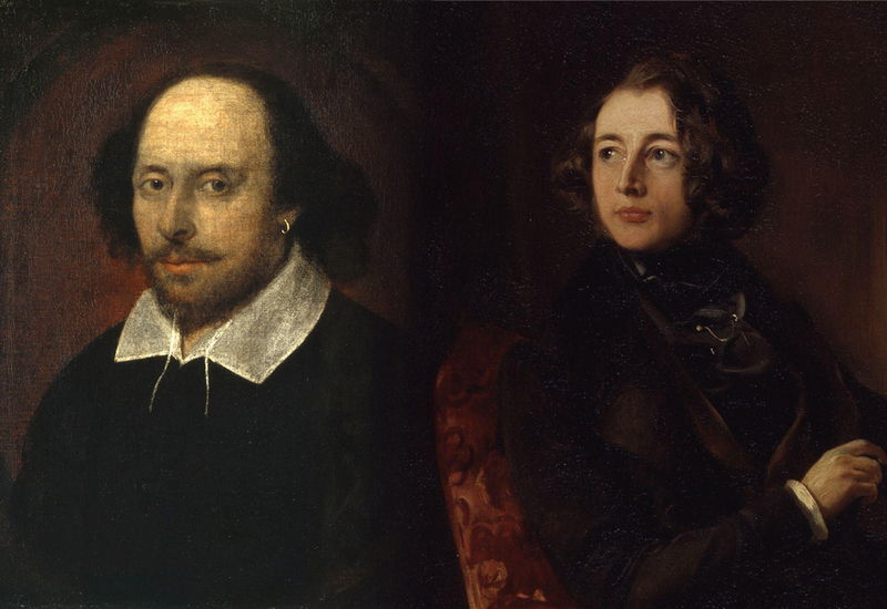 Уильям Шекспир и Чарльз Диккенс. Изображение: wikipedia.org